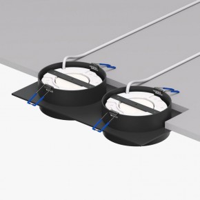 DK2092-BK Встраиваемый светильник FLAT, IP 20, до 15 Вт, GX53, LED, черный, алюминий в Игре - igra.ok-mebel.com | фото 2