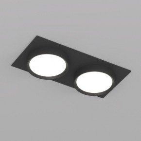 DK2092-BK Встраиваемый светильник FLAT, IP 20, до 15 Вт, GX53, LED, черный, алюминий в Игре - igra.ok-mebel.com | фото 4