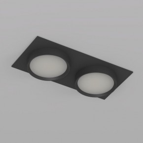 DK2092-BK Встраиваемый светильник FLAT, IP 20, до 15 Вт, GX53, LED, черный, алюминий в Игре - igra.ok-mebel.com | фото 5