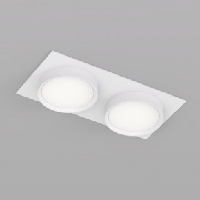 DK2092-WH Встраиваемый светильник FLAT, IP 20, до 15 Вт, GX53, LED, белый, алюминий в Игре - igra.ok-mebel.com | фото 2