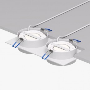 DK2092-WH Встраиваемый светильник FLAT, IP 20, до 15 Вт, GX53, LED, белый, алюминий в Игре - igra.ok-mebel.com | фото 4
