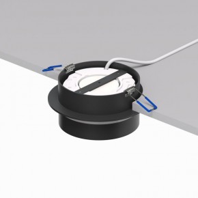 DK2100-BK Встраиваемый светильник NIKO, IP 20, до 15 Вт, GX53, LED, черный, акрил, алюминий в Игре - igra.ok-mebel.com | фото 4