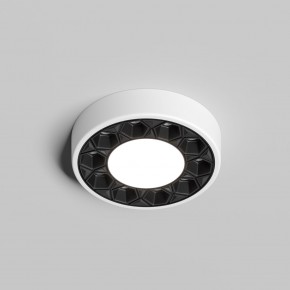 DK2440-WB Встраиваемый светильник DUAL 5+5 Вт, LED 4000K, IP 20, d90mm, белый/черный, алюминий/акрил в Игре - igra.ok-mebel.com | фото 2