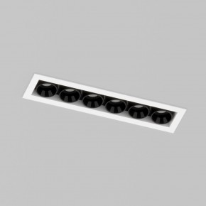 DK2514-WB Встраиваемый светильник SPACE со светодиодом L126mm 220V 10W 38° 4000К IP20 белый/черный алюминий в Игре - igra.ok-mebel.com | фото 2
