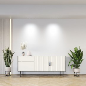 DK2515-WB Встраиваемый светильник SPACE со светодиодом L240mm 220V 20W 38° 4000К IP20 белый/черный алюминий в Игре - igra.ok-mebel.com | фото 7