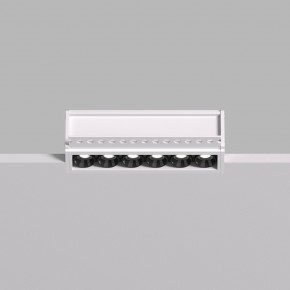 DK2531-WB Встраиваемый светильник SPACE со светодиодом под шпатлевку L126mm 220V 10W 38° 4000К IP20 белый/черный алюминий в Игре - igra.ok-mebel.com | фото 3