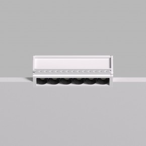 DK2531-WB Встраиваемый светильник SPACE со светодиодом под шпатлевку L126mm 220V 10W 38° 4000К IP20 белый/черный алюминий в Игре - igra.ok-mebel.com | фото 4