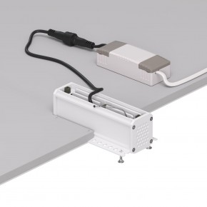 DK2531-WB Встраиваемый светильник SPACE со светодиодом под шпатлевку L126mm 220V 10W 38° 4000К IP20 белый/черный алюминий в Игре - igra.ok-mebel.com | фото 5