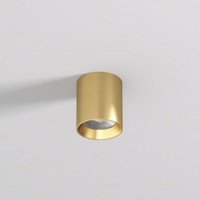 DK2610-SB Накладной светильник SHINE TUBE со светодиодом, D70*H80, IP20, 3000К, 10W, RA?90, сатинированная латунь, алюминий в Игре - igra.ok-mebel.com | фото 2