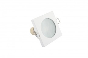 DK3014-WH Встраиваемый светильник влагозащ., IP 44, 50 Вт, GU10, белый, алюминий в Игре - igra.ok-mebel.com | фото 4