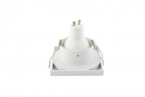 DK3014-WH Встраиваемый светильник влагозащ., IP 44, 50 Вт, GU10, белый, алюминий в Игре - igra.ok-mebel.com | фото 5