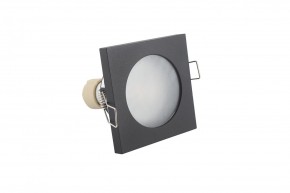 DK3015-BK Встраиваемый светильник влагозащ., IP 44, 50 Вт, GU10, черный, алюминий в Игре - igra.ok-mebel.com | фото 4