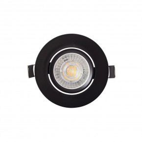 DK3020-BK Встраиваемый светильник, IP 20, 10 Вт, GU5.3, LED, черный, пластик в Игре - igra.ok-mebel.com | фото