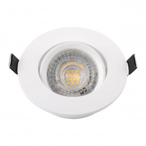 DK3020-WH Встраиваемый светильник, IP 20, 10 Вт, GU5.3, LED, белый, пластик в Игре - igra.ok-mebel.com | фото 4