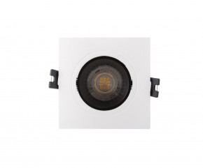 DK3021-WB Встраиваемый светильник, IP 20, 10 Вт, GU5.3, LED, белый/черный, пластик в Игре - igra.ok-mebel.com | фото 1