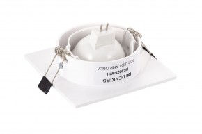 DK3021-WH Встраиваемый светильник, IP 20, 10 Вт, GU5.3, LED, белый, пластик в Игре - igra.ok-mebel.com | фото 4