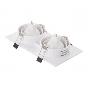 DK3022-WH Встраиваемый светильник, IP 20, 10 Вт, GU5.3, LED, белый, пластик в Игре - igra.ok-mebel.com | фото 3