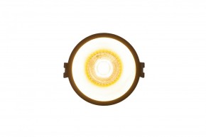 DK3026-BG Встраиваемый светильник, IP 20, 10 Вт, GU5.3, LED, черный/золотой, пластик в Игре - igra.ok-mebel.com | фото 2