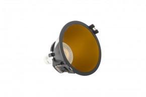 DK3026-BG Встраиваемый светильник, IP 20, 10 Вт, GU5.3, LED, черный/золотой, пластик в Игре - igra.ok-mebel.com | фото 4