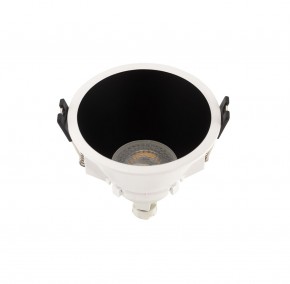 DK3026-WB Встраиваемый светильник, IP 20, 10 Вт, GU5.3, LED, белый/черный, пластик в Игре - igra.ok-mebel.com | фото 2