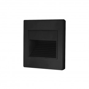 DK3050-BK Светильник встраиваемый в стену, IP 20, LED 3000, 1 Вт, черный пластик в Игре - igra.ok-mebel.com | фото