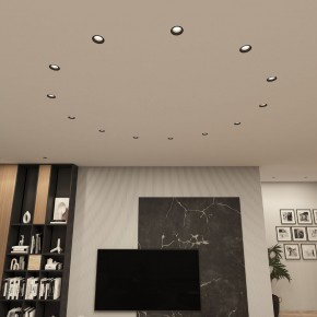 DK3055-BK Встраиваемый светильник, IP 20, 10 Вт, GU5.3, LED, черный, пластик в Игре - igra.ok-mebel.com | фото 3