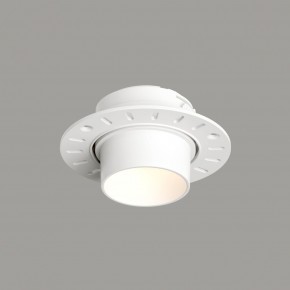 DK3056-WH Встраиваемый светильник под шпатлевку, IP20, до 15 Вт, LED, GU5,3, белый, пластик в Игре - igra.ok-mebel.com | фото