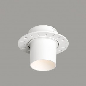 DK3057-WH Встраиваемый светильник под шпатлевку, IP20, до 15 Вт, LED, GU5,3, белый, пластик в Игре - igra.ok-mebel.com | фото