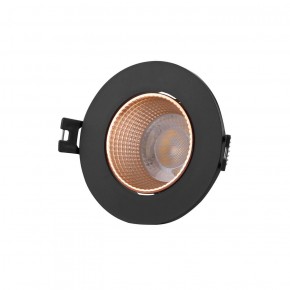 DK3061-BBR Встраиваемый светильник, IP 20, 10 Вт, GU5.3, LED, черный/бронзовый, пластик в Игре - igra.ok-mebel.com | фото
