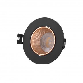 DK3061-BBR Встраиваемый светильник, IP 20, 10 Вт, GU5.3, LED, черный/бронзовый, пластик в Игре - igra.ok-mebel.com | фото