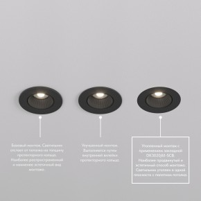 DK3061-BBR Встраиваемый светильник, IP 20, 10 Вт, GU5.3, LED, черный/бронзовый, пластик в Игре - igra.ok-mebel.com | фото 4