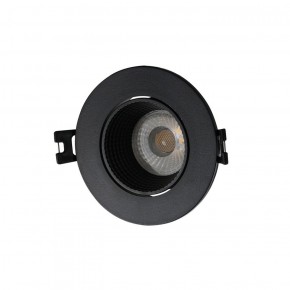 DK3061-BK Встраиваемый светильник, IP 20, 10 Вт, GU5.3, LED, черный/черный, пластик в Игре - igra.ok-mebel.com | фото 1