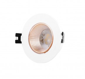 DK3061-WBR Встраиваемый светильник, IP 20, 10 Вт, GU5.3, LED, белый/бронзовый, пластик в Игре - igra.ok-mebel.com | фото