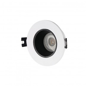 DK3061-WH+BK Встраиваемый светильник, IP 20, 10 Вт, GU5.3, LED, белый/черный, пластик в Игре - igra.ok-mebel.com | фото 1