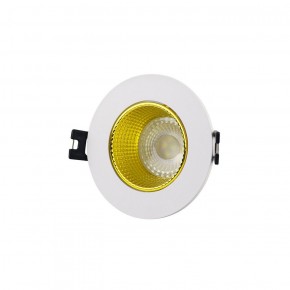 DK3061-WH+YE Встраиваемый светильник, IP 20, 10 Вт, GU5.3, LED, белый/желтый, пластик в Игре - igra.ok-mebel.com | фото