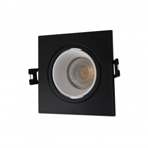 DK3071-BK+WH Встраиваемый светильник, IP 20, 10 Вт, GU5.3, LED, черный/белый, пластик в Игре - igra.ok-mebel.com | фото