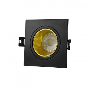 DK3071-BK+YE Встраиваемый светильник, IP 20, 10 Вт, GU5.3, LED, черный/желтый, пластик в Игре - igra.ok-mebel.com | фото