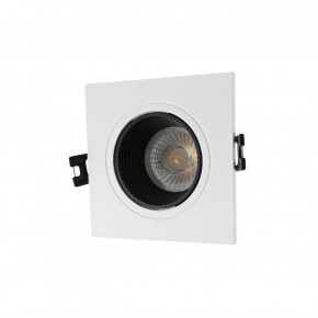 DK3071-WH+BK Встраиваемый светильник, IP 20, 10 Вт, GU5.3, LED, белый/черный, пластик в Игре - igra.ok-mebel.com | фото