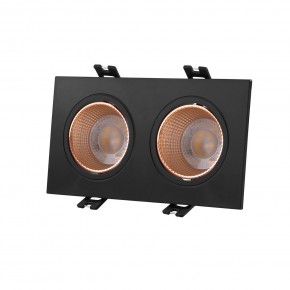 DK3072-BBR Встраиваемый светильник, IP 20, 10 Вт, GU5.3, LED, черный/бронзовый, пластик в Игре - igra.ok-mebel.com | фото