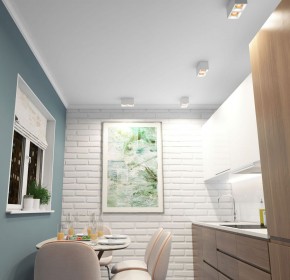 DK3085-WH+BR Светильник накладной IP 20, 10 Вт, GU5.3, LED, белый/бронзовый, пластик в Игре - igra.ok-mebel.com | фото 2