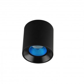 DK3090-BK+CY Светильник накладной IP 20, 10 Вт, GU5.3, LED, черный/голубой, пластик в Игре - igra.ok-mebel.com | фото