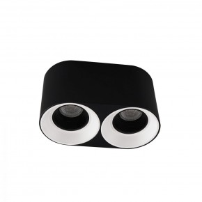 DK3096-BW+BK Светильник накладной IP 20, 10 Вт, GU5.3, LED, черно-белый/черный, пластик в Игре - igra.ok-mebel.com | фото