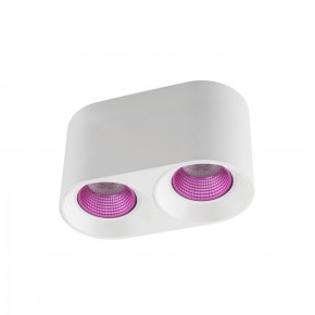 DK3096-WH+PI Светильник накладной IP 20, 10 Вт, GU5.3, LED, белый/розовый, пластик в Игре - igra.ok-mebel.com | фото