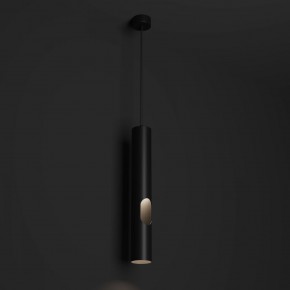 DK4045-BK Подвесной светильник, с декоративным вырезом, IP 20, до 15 Вт, LED, GU10, черный, алюминий в Игре - igra.ok-mebel.com | фото 2