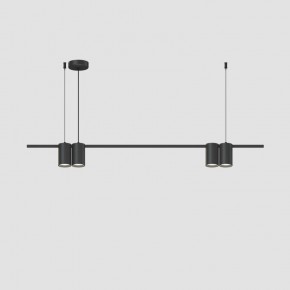 DK4061-BK Подвесной светильник ORBIT, IP20, 4xGU10 LED до 15 Вт, черный матовый, алюминий в Игре - igra.ok-mebel.com | фото