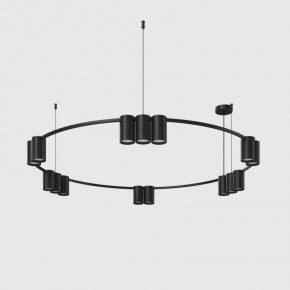 DK4067-BK Подвесной светильник ORBIT, IP20, 15xGU10 LED до 15 Вт, черный матовый, алюминий в Игре - igra.ok-mebel.com | фото 2
