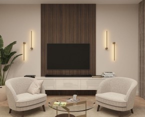 DK5010-SG Бра 600 мм, 3000К, IP20, 5 Вт, матовое золото в Игре - igra.ok-mebel.com | фото 5