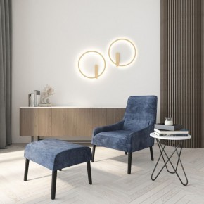 DK5035-SG Бра ROUND со светодиодом, IP20, 24W, 3000/4000/6500K, матовое золото, алюминий в Игре - igra.ok-mebel.com | фото 7