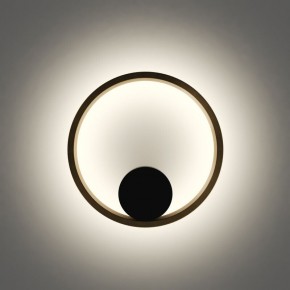 DK5060-BK+SG Бра ORBIT, IP20, 3000К, LED, 10 Вт, черный + сатинированное золото, алюминий в Игре - igra.ok-mebel.com | фото 4