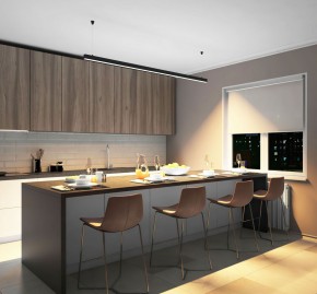 DK9203-BK Линейный светильник 52W 2000mm 3000K, черный в Игре - igra.ok-mebel.com | фото 5